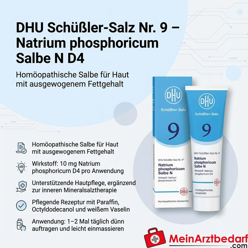 DHU Biochemie Nr.9 Natrium phosphoricum D4 10 mg Salbe