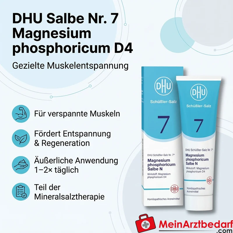 DHU Biochemie Salbe Nr. 7 Magnesium phosphoricum D4 10 mg äußerlich