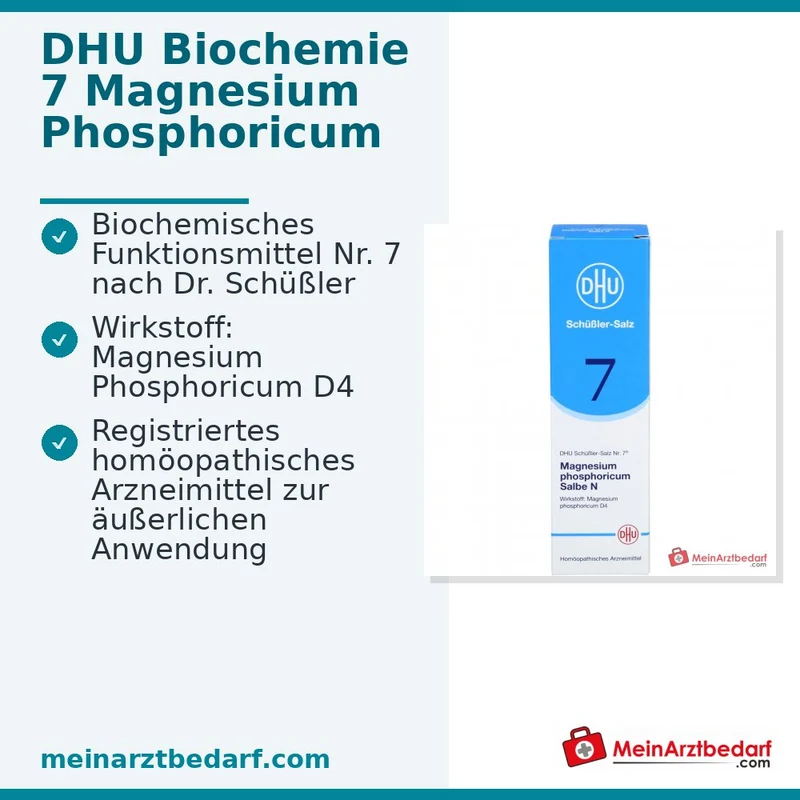DHU Biochemie Salbe Nr. 7 Magnesium phosphoricum D4 10 mg äußerlich
