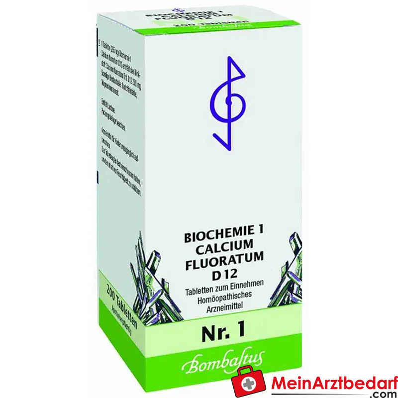 Bombastus Biochemie Biochemie 1 Calcium fluoratum D12 Tabletten 250 mg