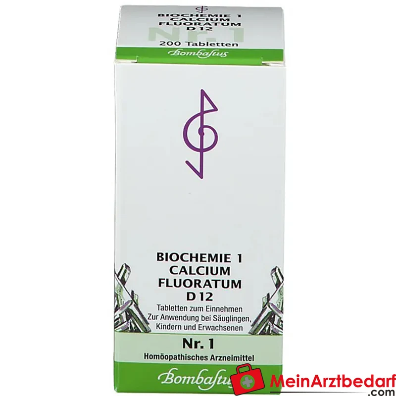 Bombastus Biochemie Biochemie 1 Calcium fluoratum D12 Tabletten 250 mg