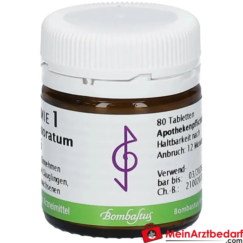 Bombastus Biochemie 1 Calcium fluoratum D6 250 mg Tabletten
