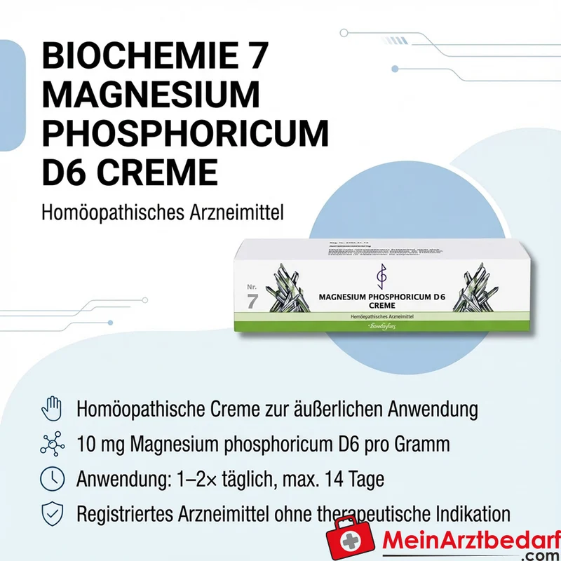Biochemie 7 Magnesium phosphoricum D6 Creme 10 mg/g
