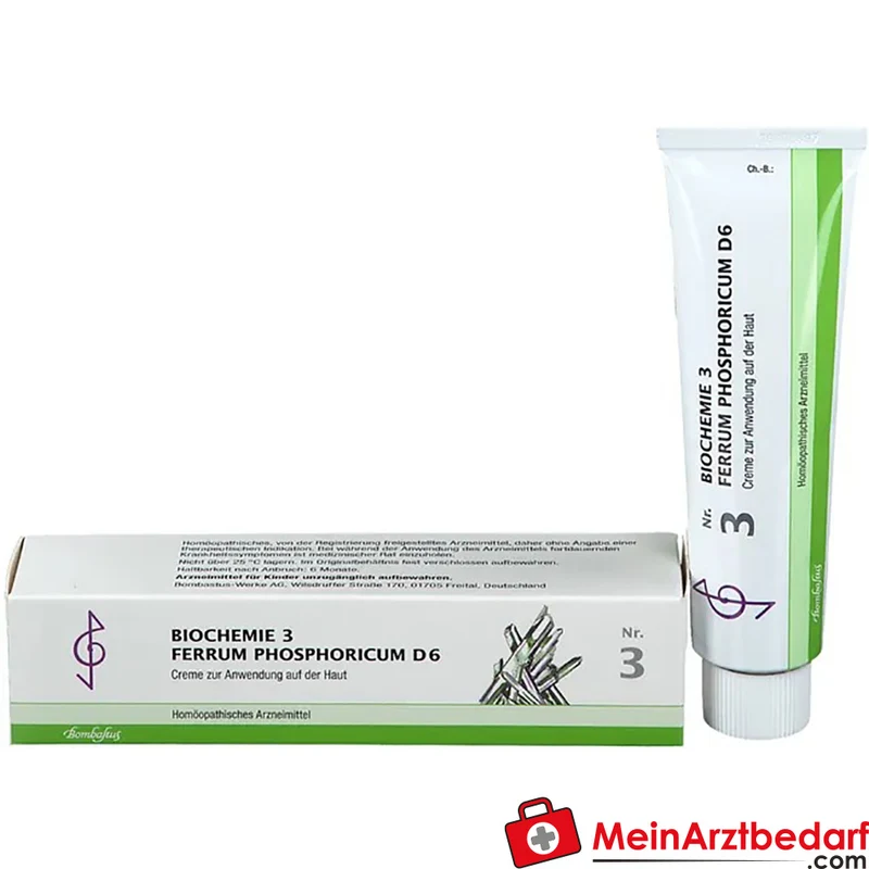 Bombastus Biochemie 3 Ferrum phosphoricum D6 Creme 10 mg
