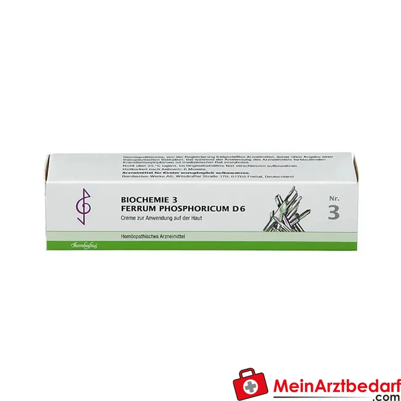 Bombastus Biochemie 3 Ferrum phosphoricum D6 Creme 10 mg