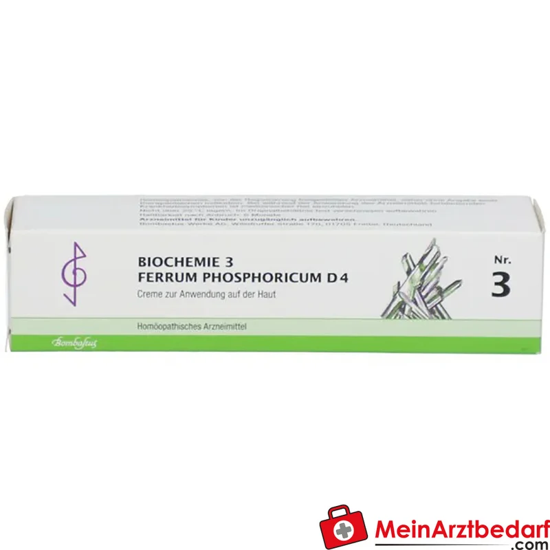 BIOCHEMIE 3 Ferrum phosphoricum D4 Creme 10 mg/g Tube 30 g