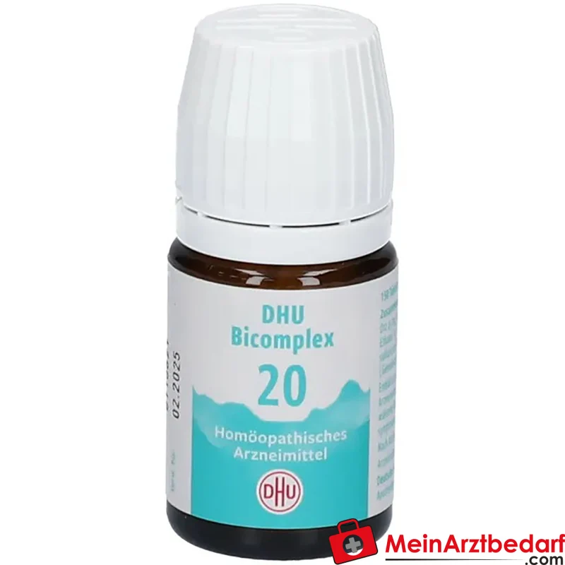 DHU Bicomplex 20 Tabletten 150 Stück – Ferrum phosphoricum D12, Kalium arsenicosum D6, Kalium chloratum D6, Kalium sulfuricum D6