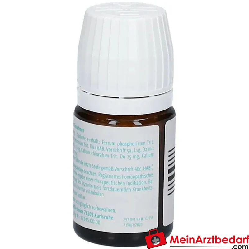 DHU Bicomplex 20 Tabletten 150 Stück – Ferrum phosphoricum D12, Kalium arsenicosum D6, Kalium chloratum D6, Kalium sulfuricum D6