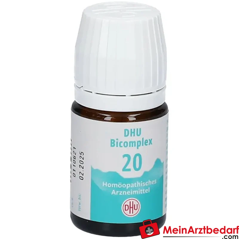 DHU Bicomplex 20 Tabletten 150 Stück – Ferrum phosphoricum D12, Kalium arsenicosum D6, Kalium chloratum D6, Kalium sulfuricum D6