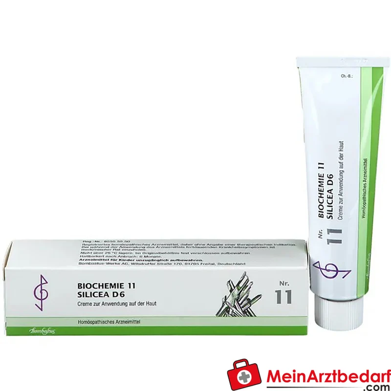 Bombastus Biochemie 11 Silicea D6 Creme 10 mg/g