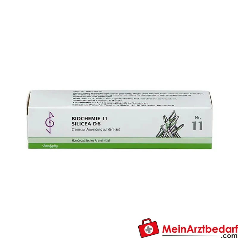 Bombastus Biochemie 11 Silicea D6 Creme 10 mg/g