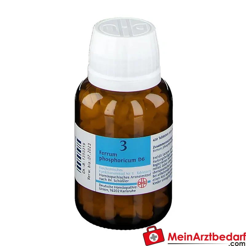 DHU Schüßler-Salz Nr. 3 Ferrum phosphoricum D6 Tabletten 250 mg