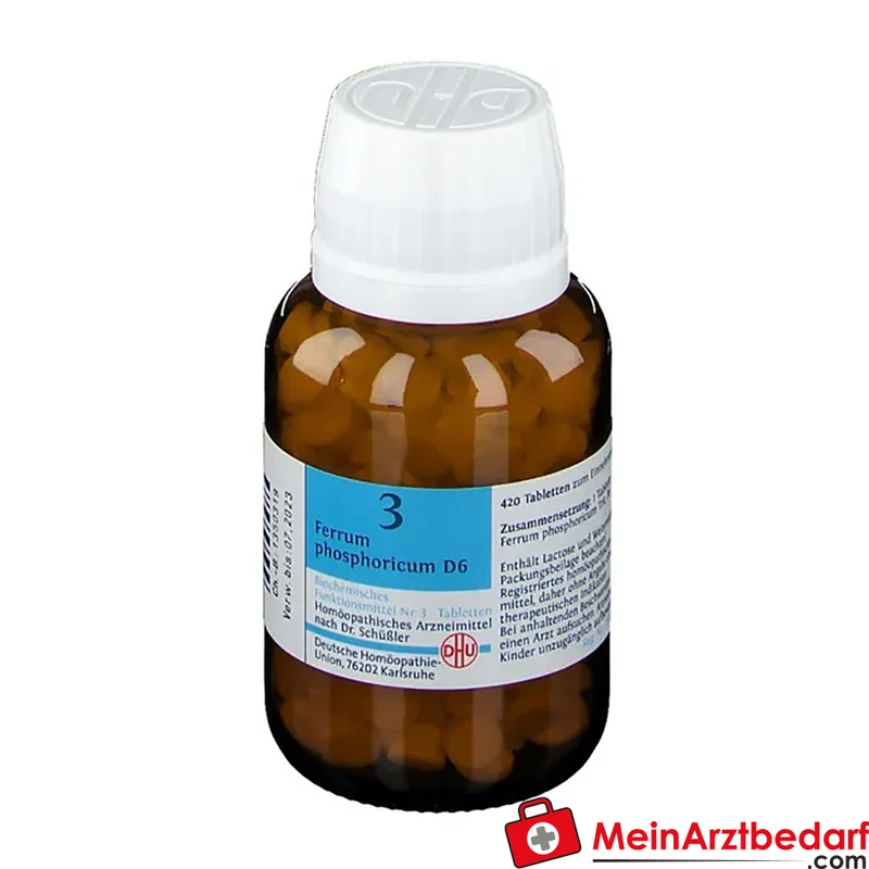 DHU Schüßler-Salz Nr. 3 Ferrum phosphoricum D6 Tabletten 250 mg