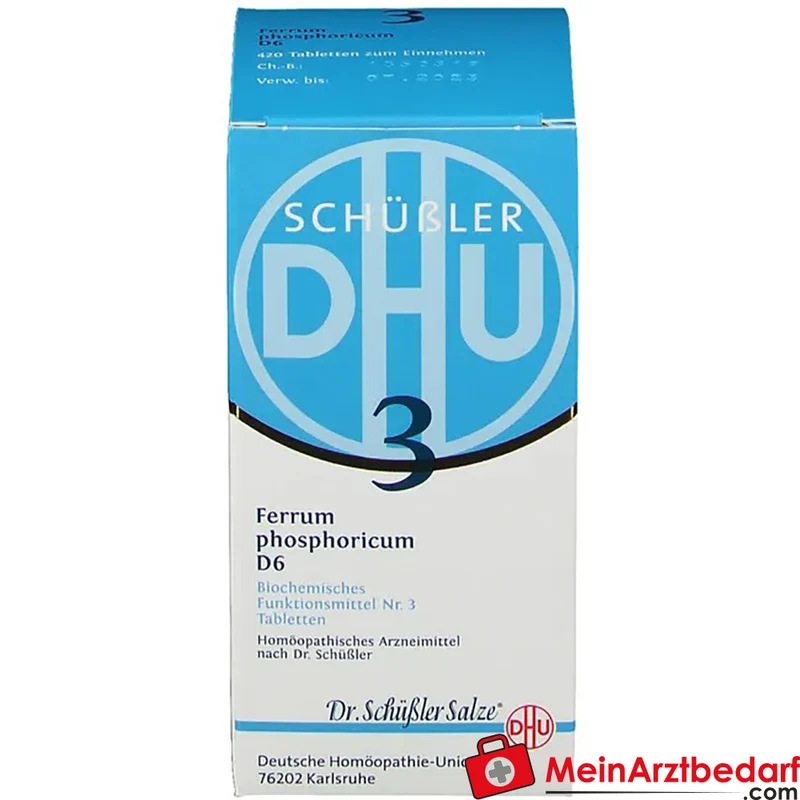 DHU Schüßler-Salz Nr. 3 Ferrum phosphoricum D6 Tabletten 250 mg