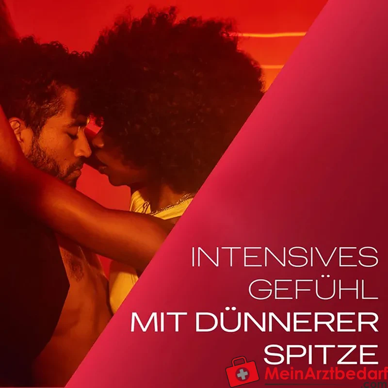 Durex Gefühlsecht Ultra Kondome 54 mm, extra dünn, mit Silikongleitgel