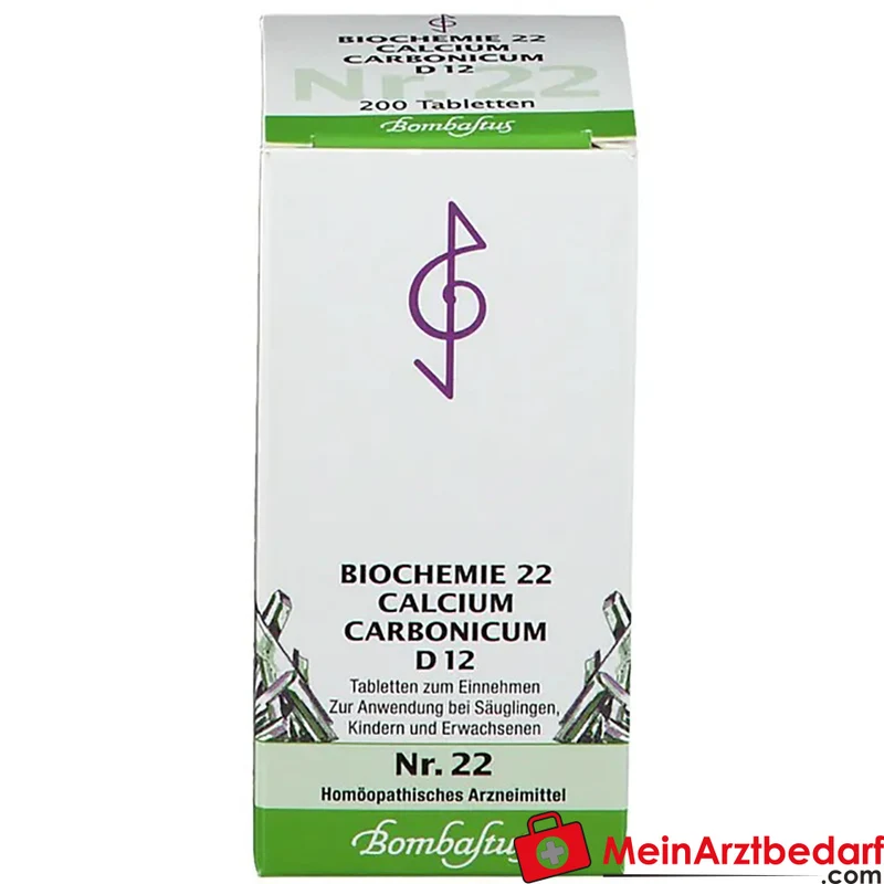 Bombastus Biochemie 22 Calcium carbonicum D12 250 mg Tabletten