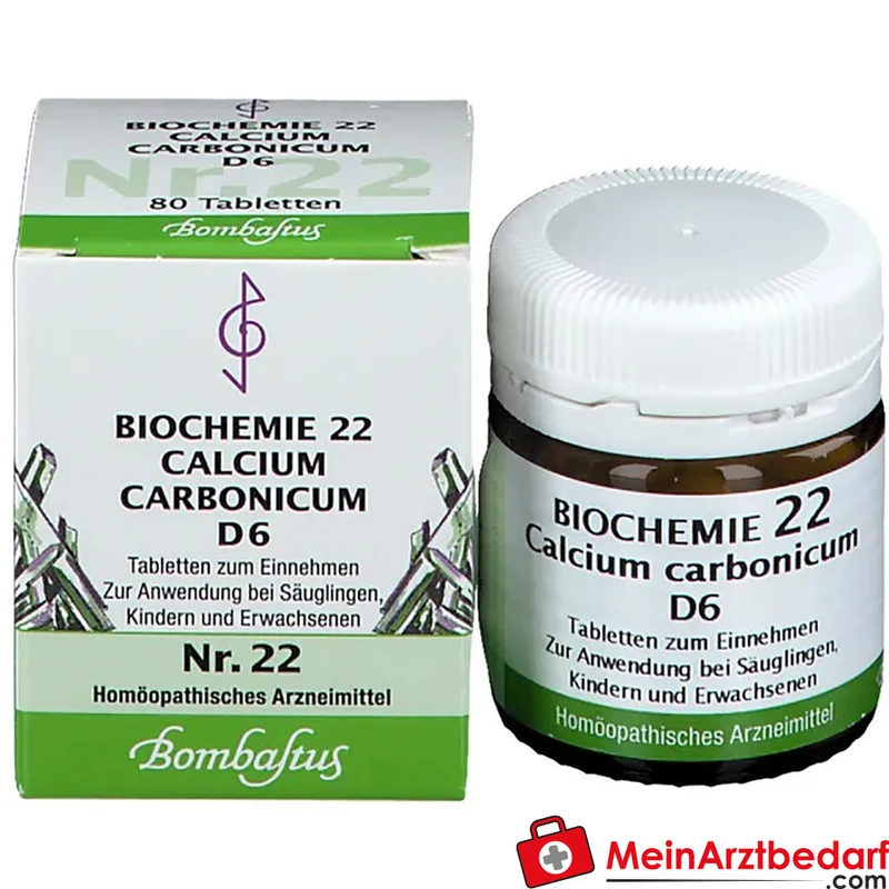 Bombastus Biochemie 22 Calcium carbonicum D6 250 mg Tabletten