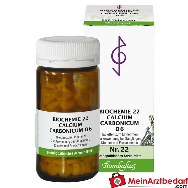 Bombastus Biochemie 22 Calcium carbonicum D6 250 mg Tabletten
