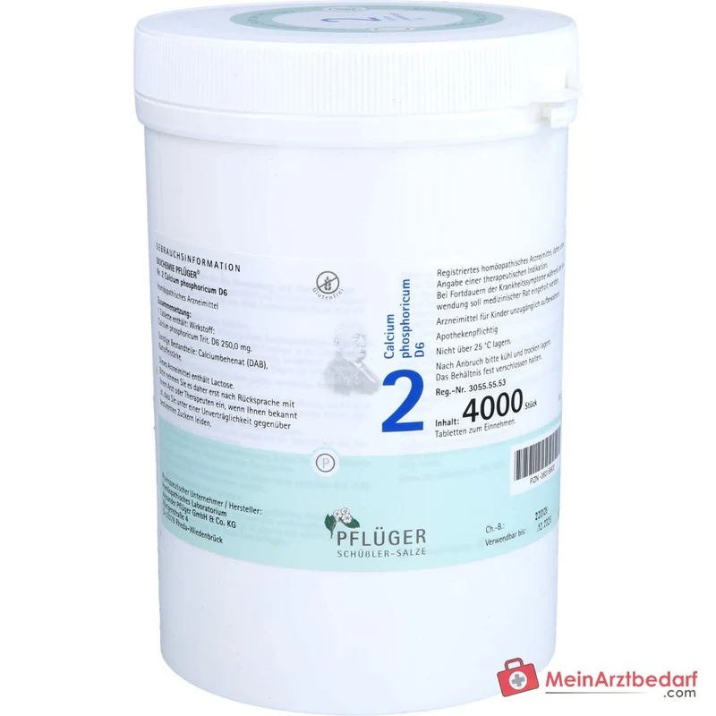 Pflüger Biochemie Nr. 2 Calcium phosphoricum D6 Tabletten, 100 St.
