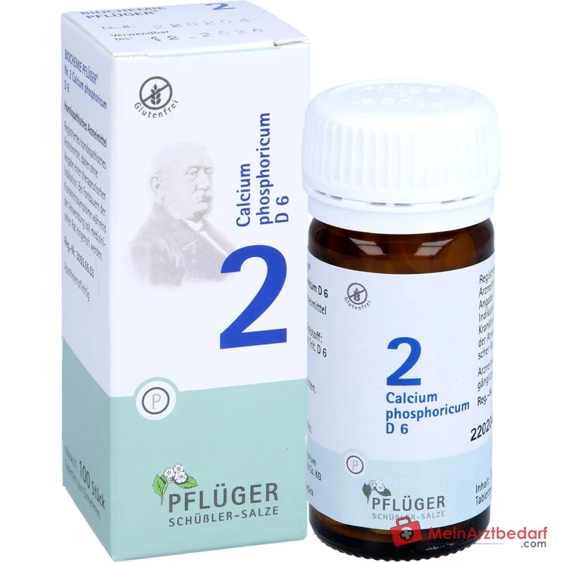 Pflüger Biochemie Nr. 2 Calcium phosphoricum D6 Tabletten, 100 St.