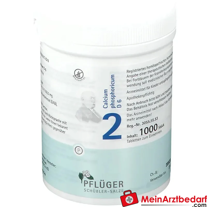 Pflüger Biochemie Nr. 2 Calcium phosphoricum D6 Tabletten, 100 St.