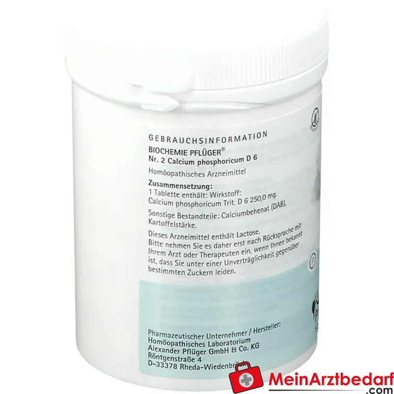 Pflüger Biochemie Nr. 2 Calcium phosphoricum D6 Tabletten, 100 St.