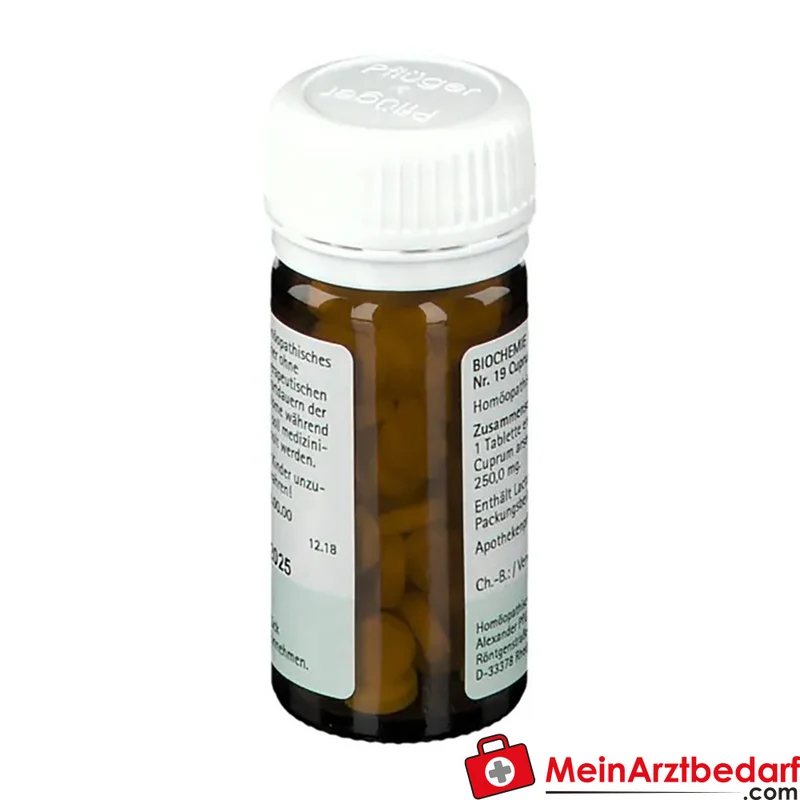 Biochemie Pflüger Nr. 19 Cuprum arsenicosum D6 250 mg Tabletten