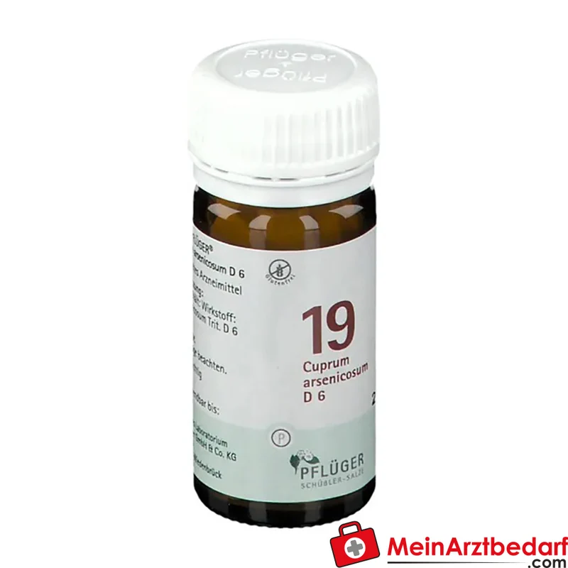 Biochemie Pflüger Nr. 19 Cuprum arsenicosum D6 250 mg Tabletten