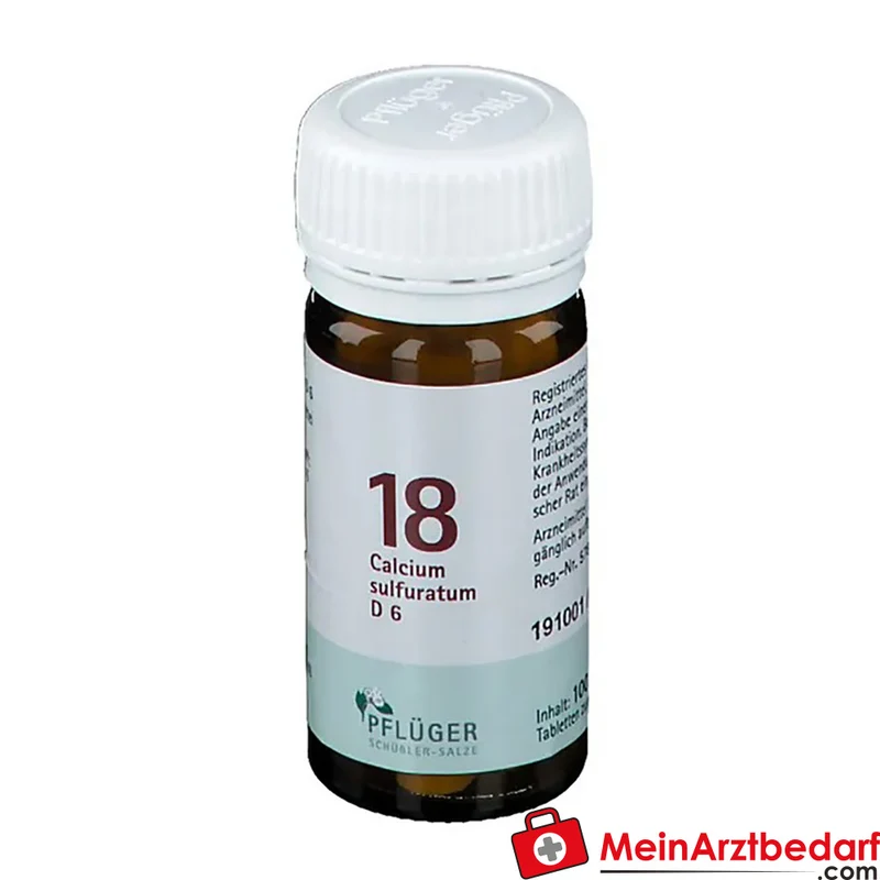Biochemie Pflüger Nr. 18 Calcium sulfuratum D6 Tabletten, 400 St.