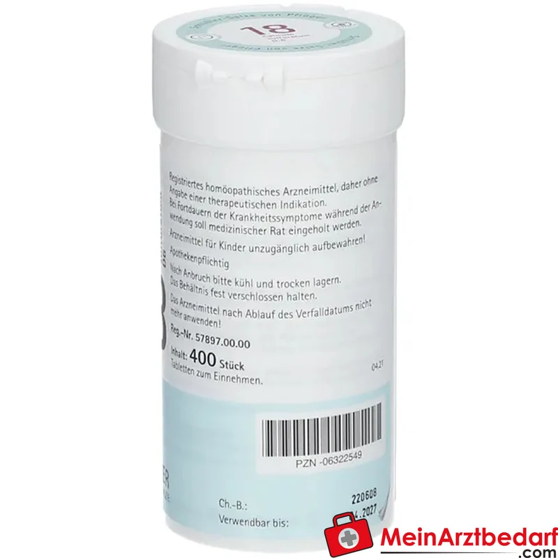 Biochemie Pflüger Nr. 18 Calcium sulfuratum D6 Tabletten, 400 St.