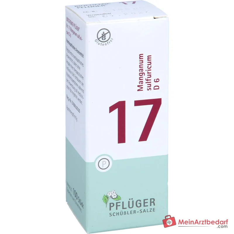 Pflüger Biochemie Nr. 17 Manganum sulfuricum Tabletten, 100 St.