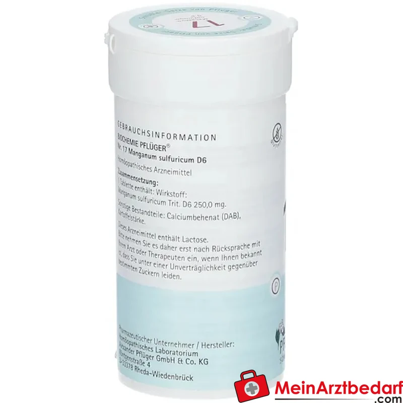 Pflüger Biochemie Nr. 17 Manganum sulfuricum Tabletten, 100 St.