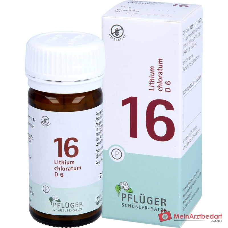 Biochemie Pflüger Nr. 16 Lithium chloratum D6 Tabletten, 100 St.