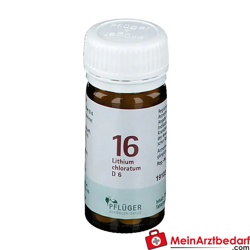 Biochemie Pflüger Nr. 16 Lithium chloratum D6 Tabletten, 100 St.