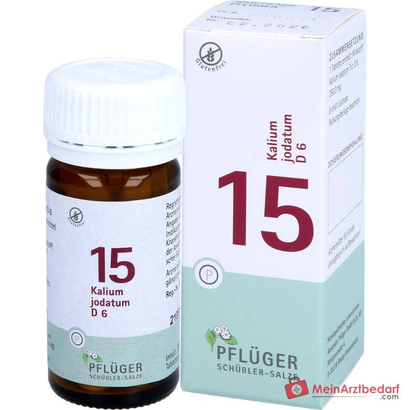 Biochemie Pflüger Nr. 15 Kalium jodatum D6 250 mg Tabletten 400 Stück