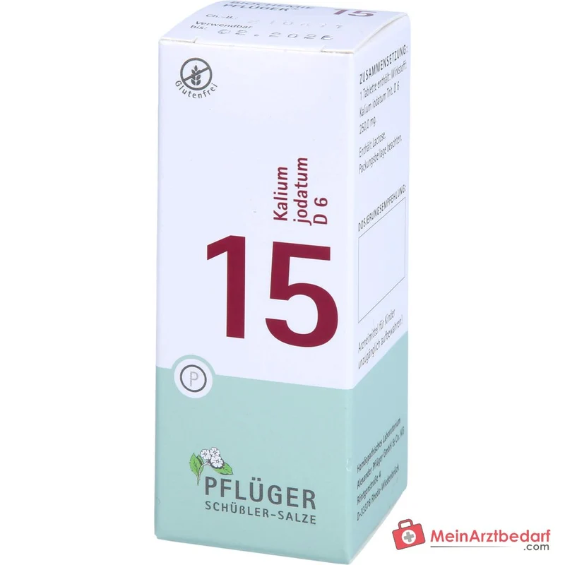 Biochemie Pflüger Nr. 15 Kalium jodatum D6 250 mg Tabletten 400 Stück