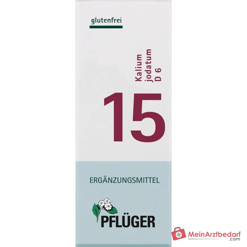 Biochemie Pflüger Nr. 15 Kalium jodatum D6 250 mg Tabletten 400 Stück
