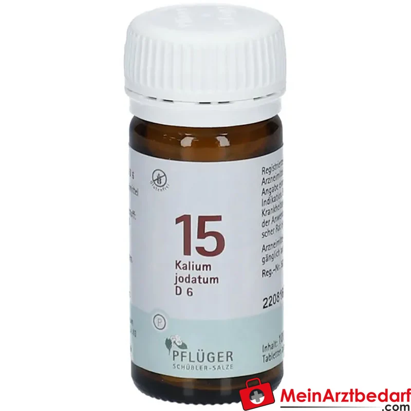 Biochemie Pflüger Nr. 15 Kalium jodatum D6 250 mg Tabletten 400 Stück