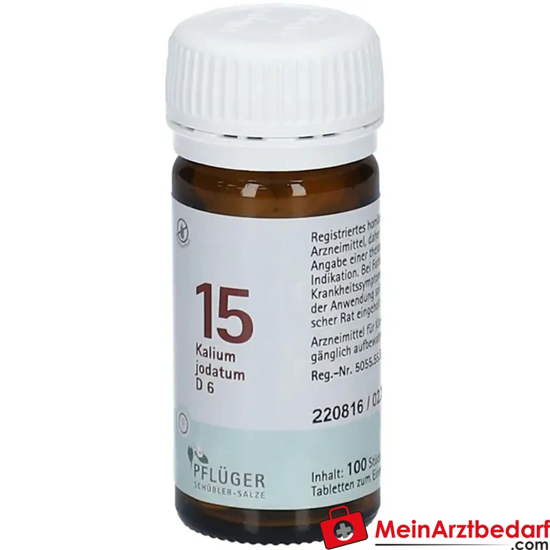 Biochemie Pflüger Nr. 15 Kalium jodatum D6 250 mg Tabletten 400 Stück