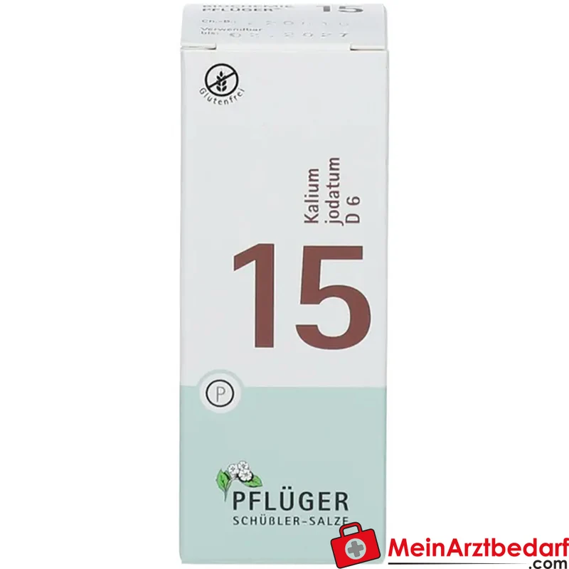 Biochemie Pflüger Nr. 15 Kalium jodatum D6 250 mg Tabletten 400 Stück