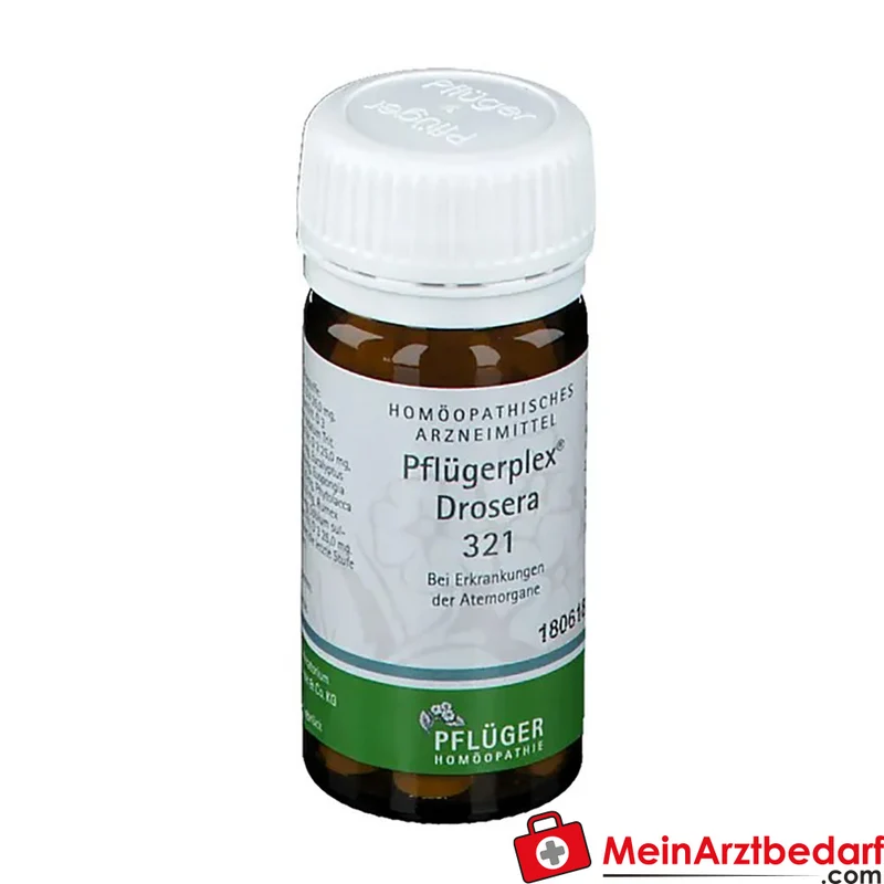 Pflügerplex Drosera 321 homöopathisches Arzneimittel Tabletten mit Drosera und Eucalyptus