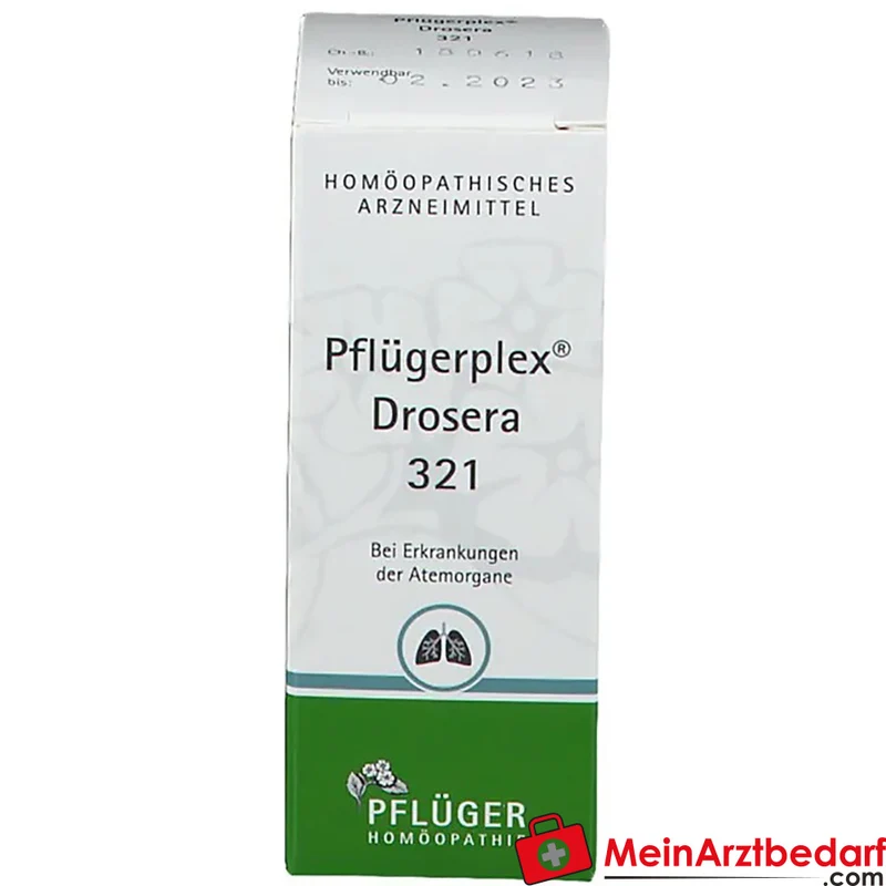 Pflügerplex Drosera 321 homöopathisches Arzneimittel Tabletten mit Drosera und Eucalyptus
