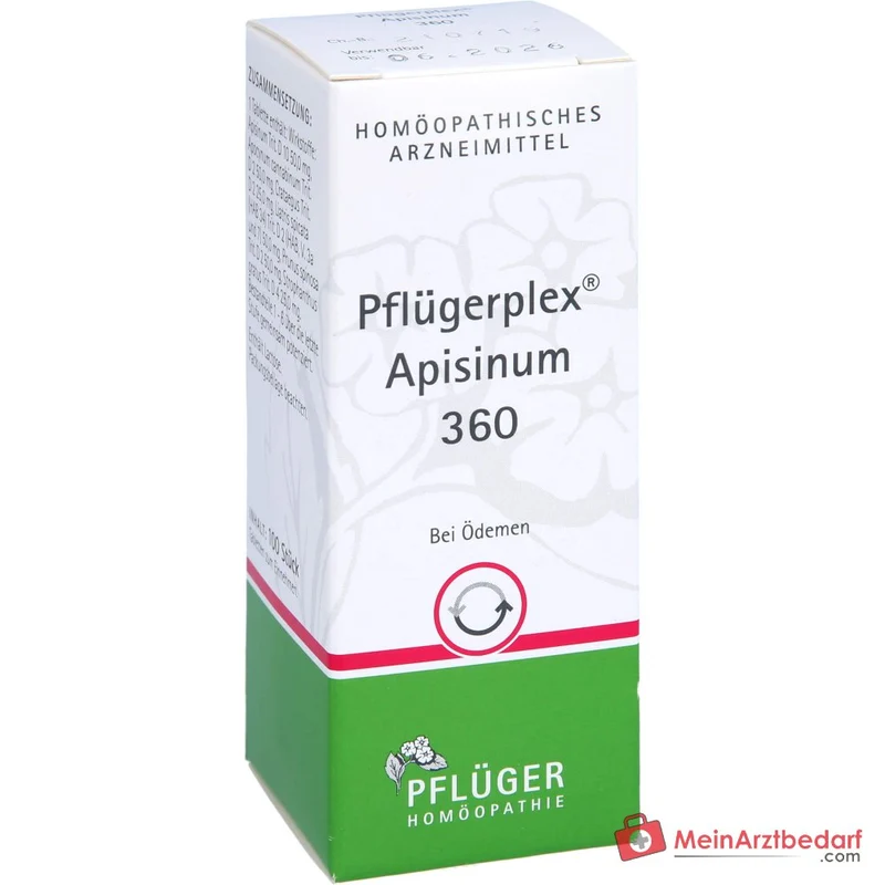 Pflügerplex Apisinum 360 Apisinum / Apocynum cannabinum / Crataegus / Liatris spicata / Prunus spinosa / Strophanthus gratus Tabletten, 100 St.