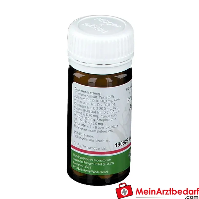 Pflügerplex Apisinum 360 Apisinum / Apocynum cannabinum / Crataegus / Liatris spicata / Prunus spinosa / Strophanthus gratus Tabletten, 100 St.