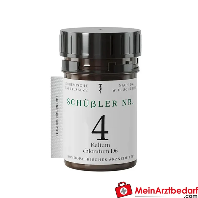 Schüßler Nr. 4 Kalium chloratum D6 250 mg Tabletten 400 Stück