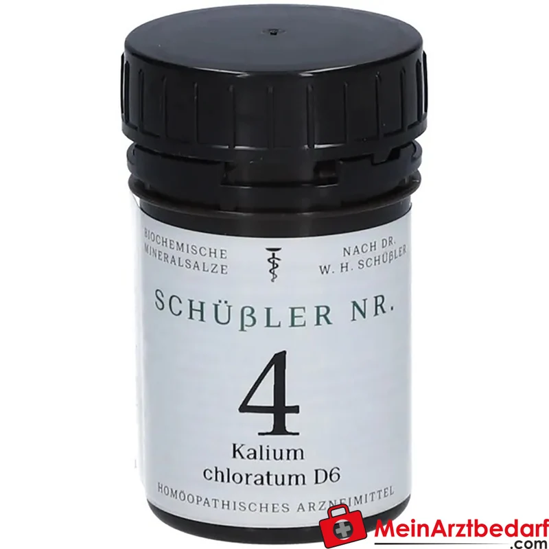 Schüßler Nr. 4 Kalium chloratum D6 250 mg Tabletten 400 Stück