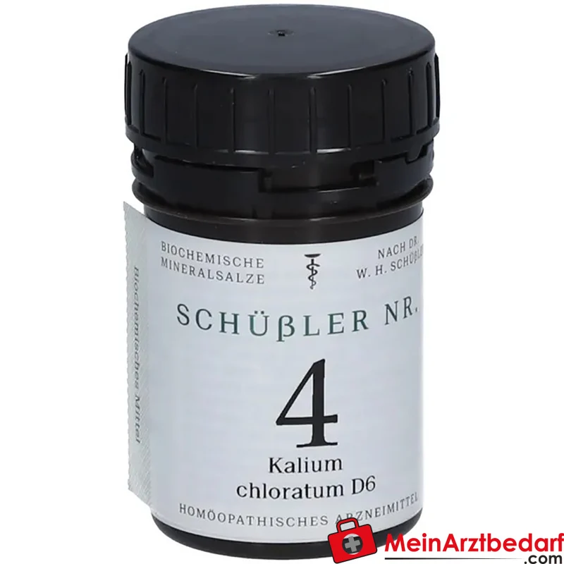 Schüßler Nr. 4 Kalium chloratum D6 250 mg Tabletten 400 Stück