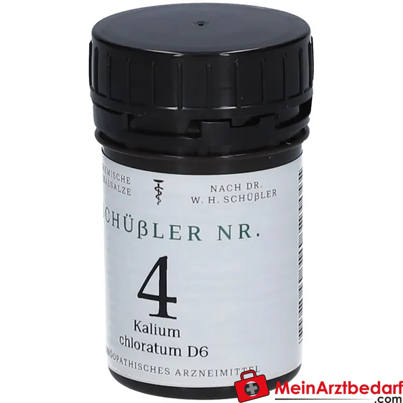 Schüßler Nr. 4 Kalium chloratum D6 250 mg Tabletten 400 Stück