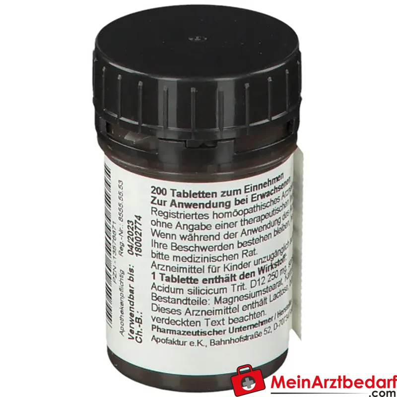 DHU Schüßler-Salz Nr. 11 Silicea D12 Acidum silicicum 250 mg Globuli