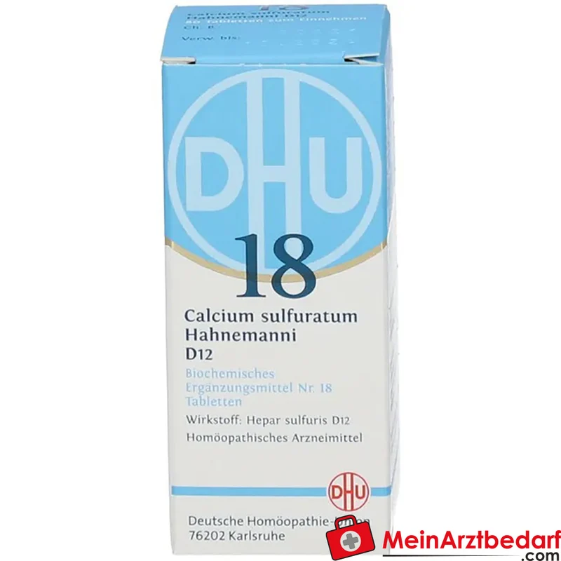 DHU Biochemie 18 Calcium sulfuratum D12 Tabletten